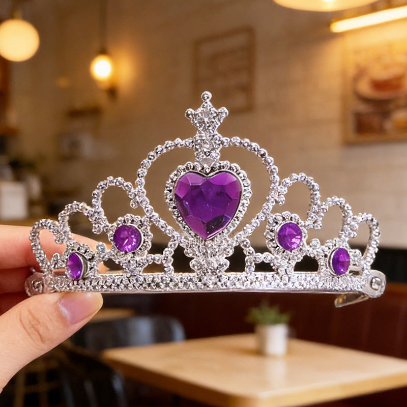 Elegant Crystal Tiara and Scepter Set