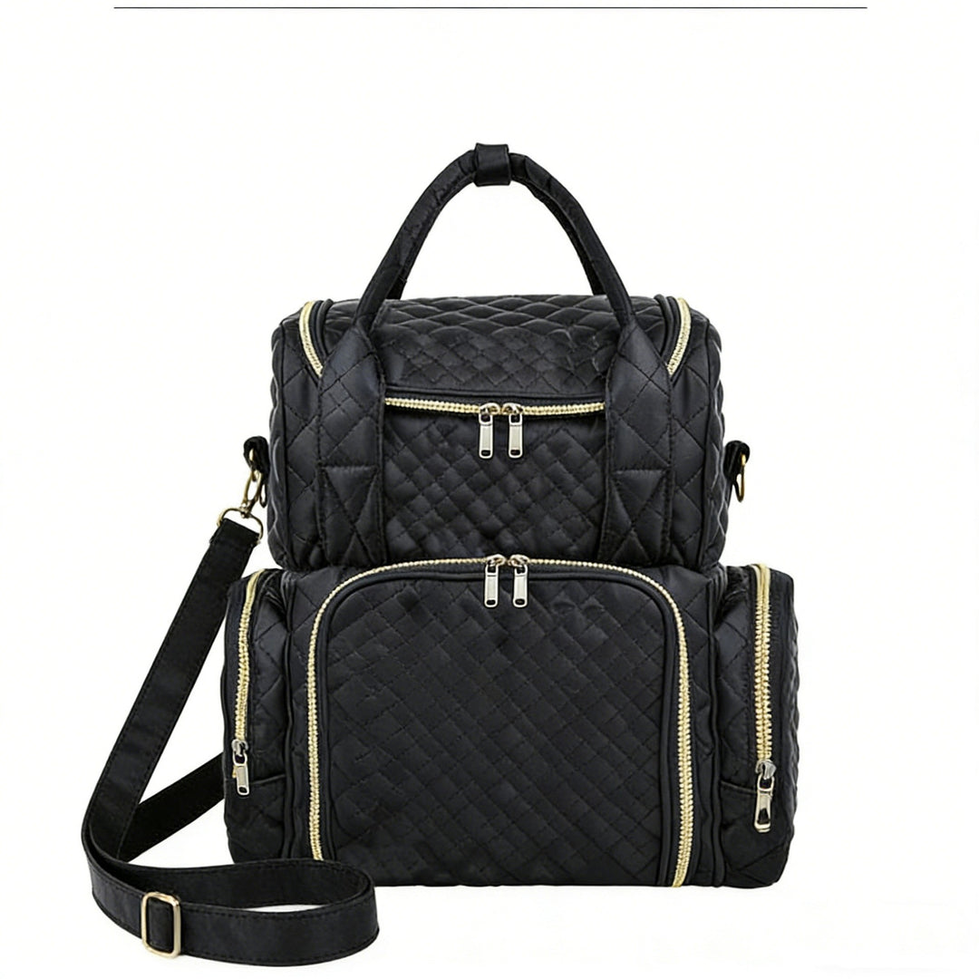 Stylish Quilted Multi-Compartment Backpack Kalsten