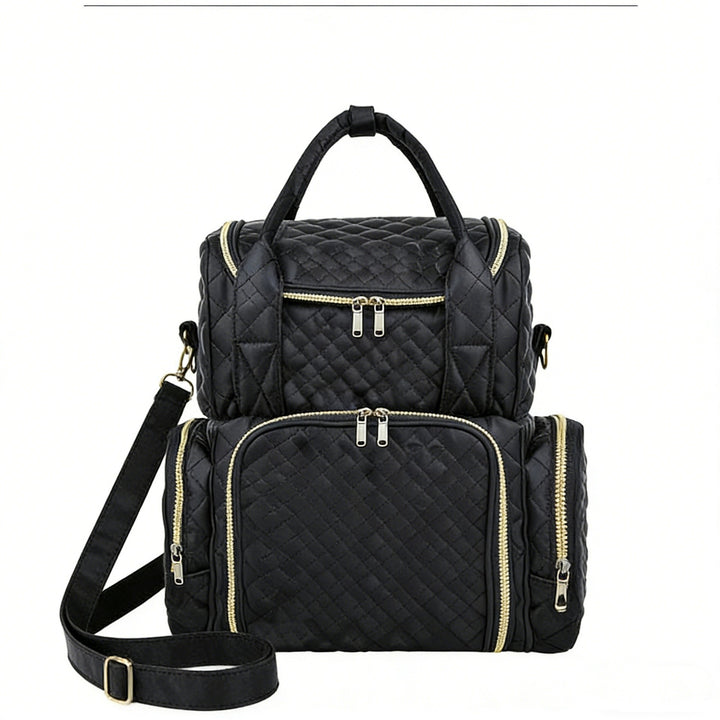Stylish Quilted Multi-Compartment Backpack Kalsten