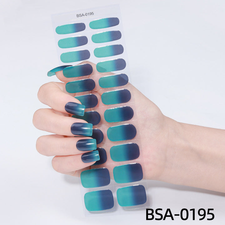 Decorative Floral Nail Wraps