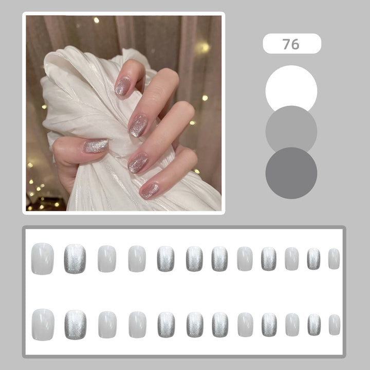 Glittery Press-On Nail Set Kalsten