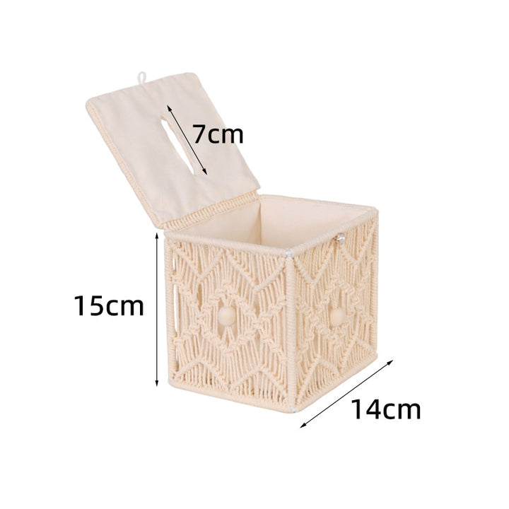 Macrame Storage Box Kalsten
