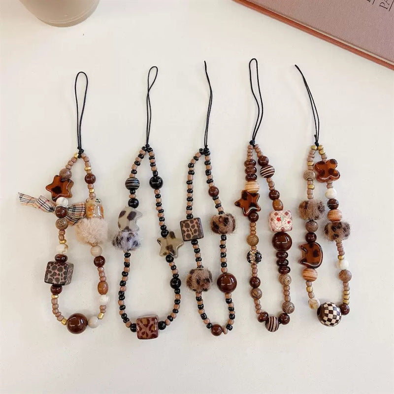 Decorative Beaded Charm Keychain Kalsten