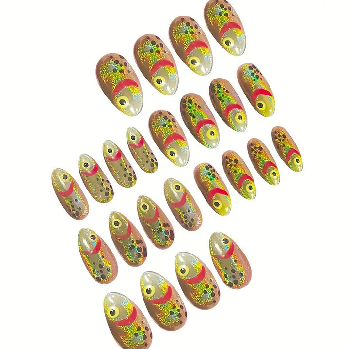 Creative Fish-Themed Nail Art Set Kalsten