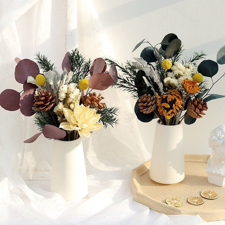 Dried Floral Decorative Arrangement
