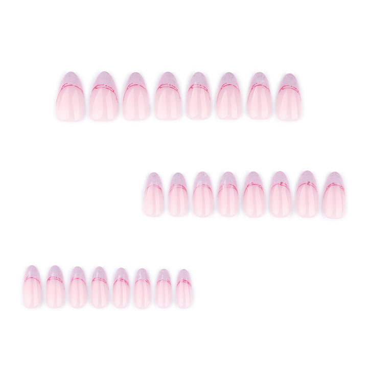 Artful Stiletto Nails with Glitter and Ombre Design Kalsten