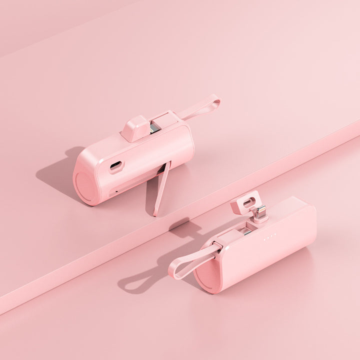Portable power bank with integrated multifunctional charging cable system Kalsten