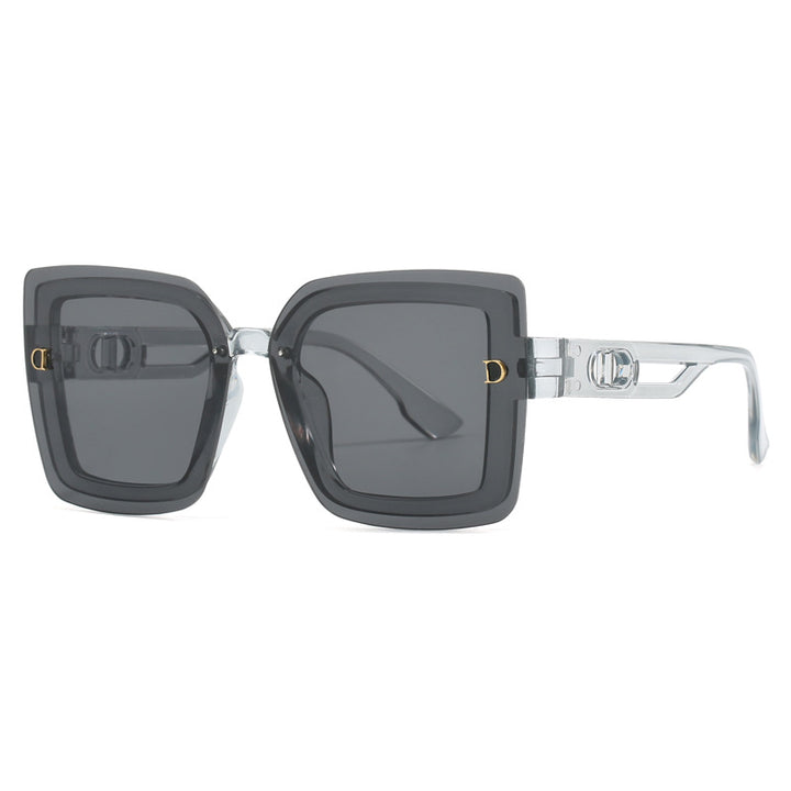 Ladies fashionable oversized sunglasses in geometric design Kalsten