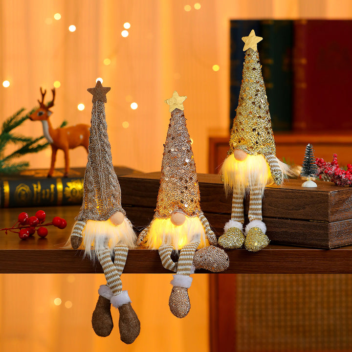 LED Light-Up Holiday Gnome Decoration Kalsten