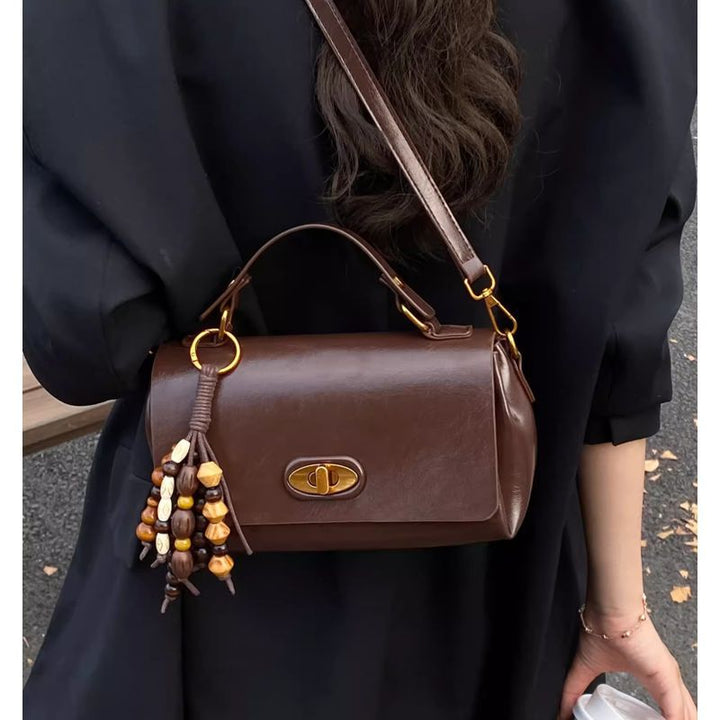 Elegant Leather Crossbody Bag Kalsten