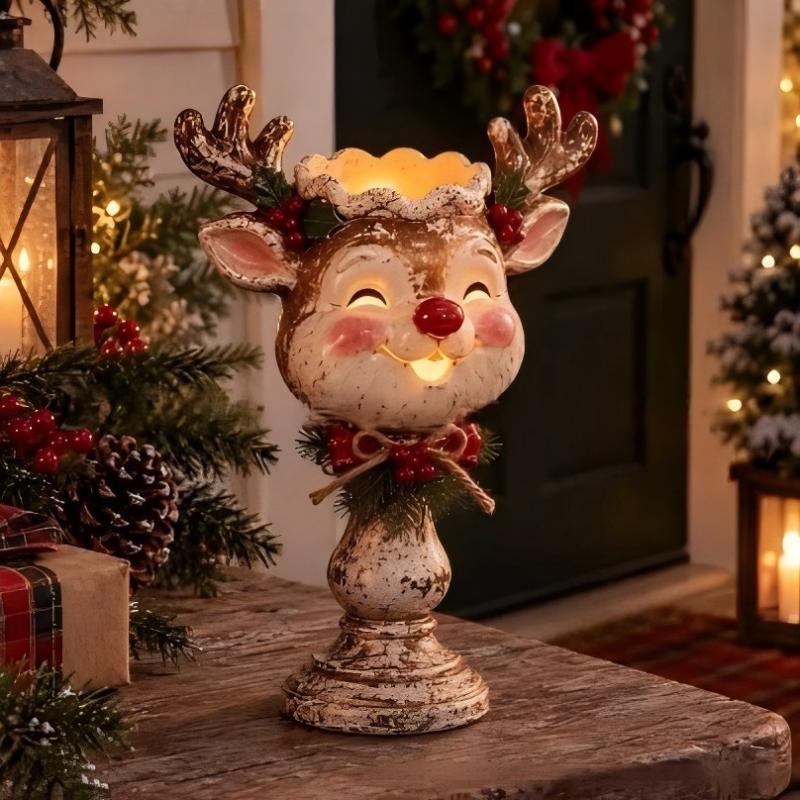 Decorative nutcracker table lamp Kalsten