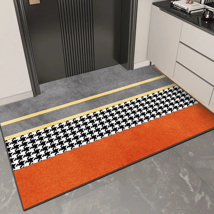 Decorative Half-Circle Entrance Mat