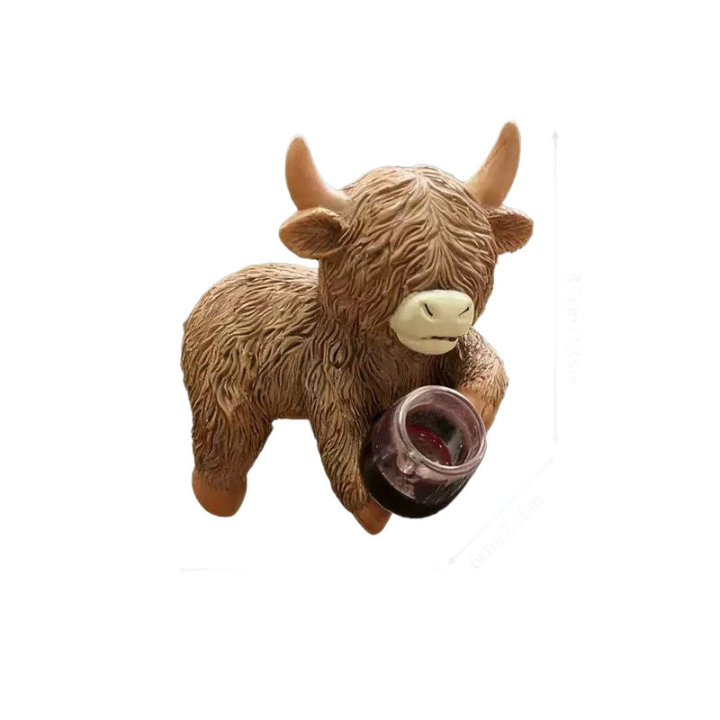 Decorative Highland Cattle Figure Kalsten