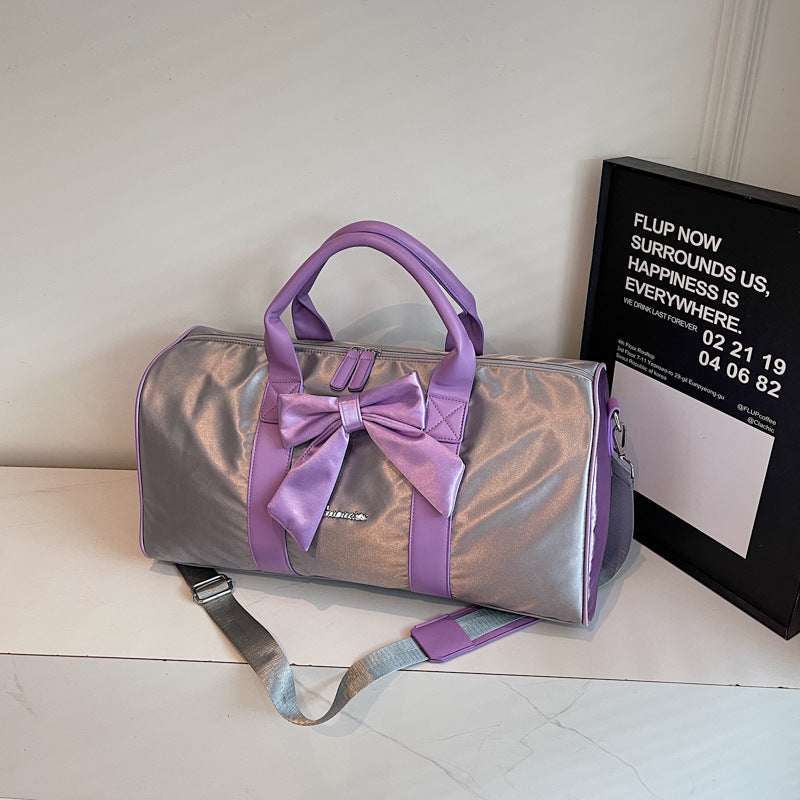 Elegant Bow Accent Duffel Bag Kalsten
