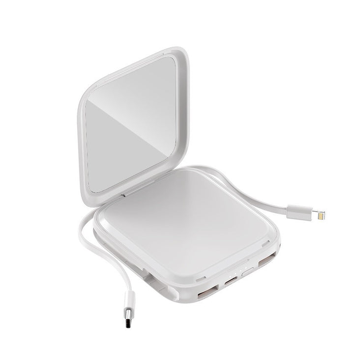 Portable cosmetic power bank with integrated mirror Kalsten