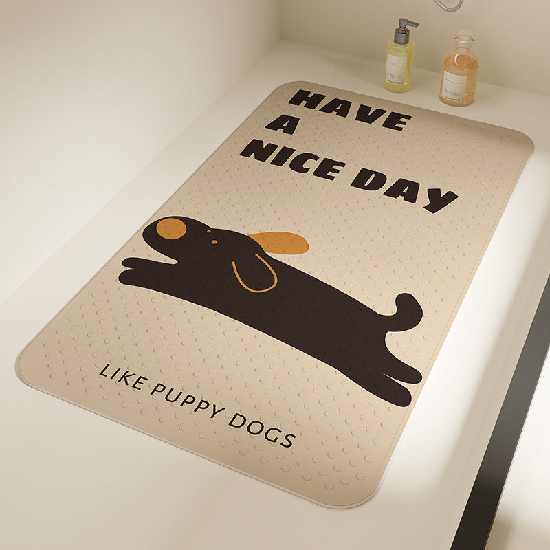 Cute Cat-Themed Bath Mat Kalsten