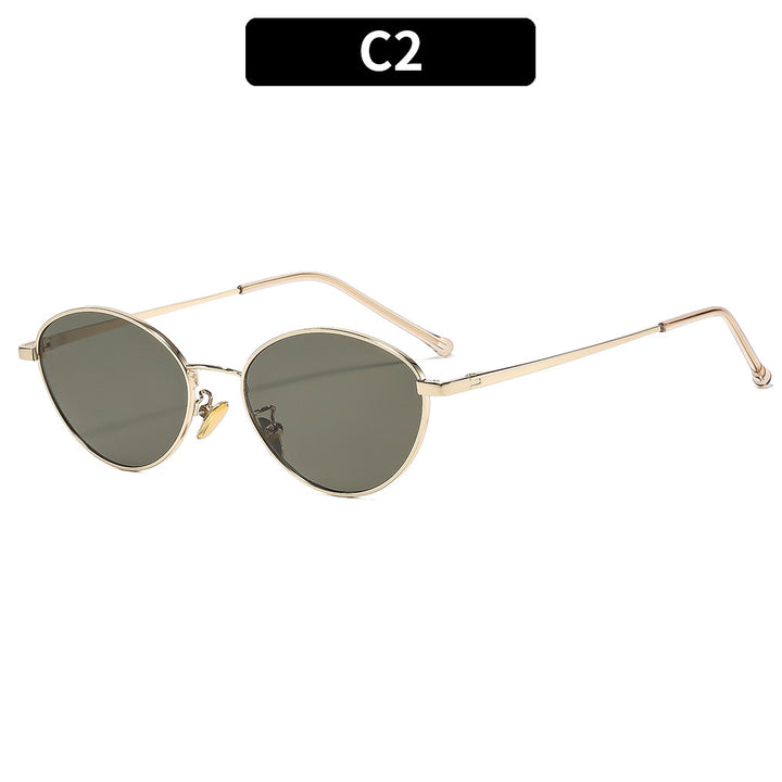 Elegant Round Frame Sunglasses