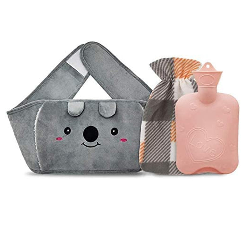 Cute Plush Hot Water Bottle Set Kalsten