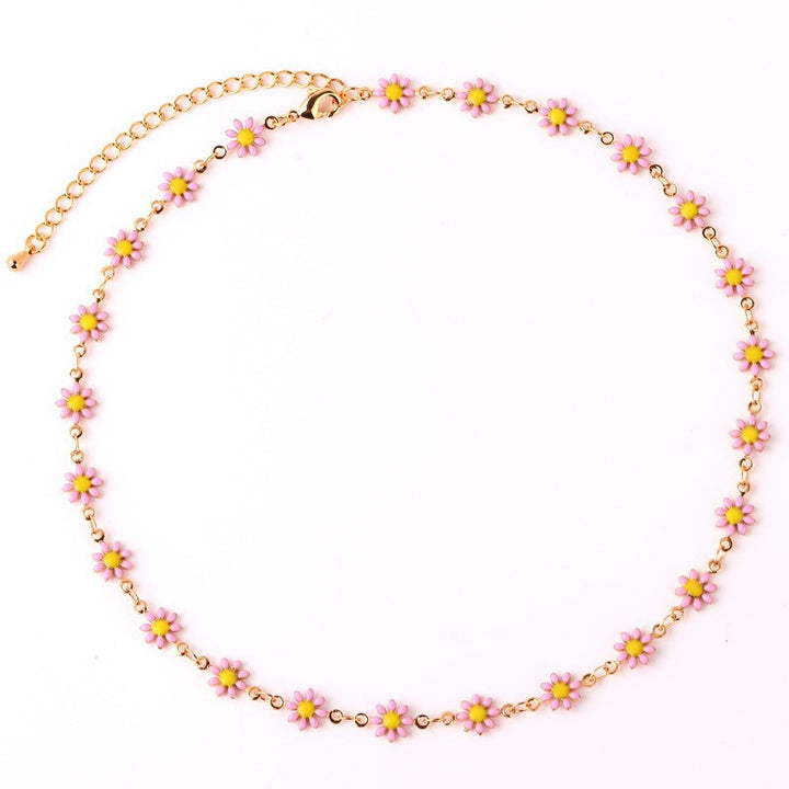 Floral Daisy Chain Necklace Kalsten