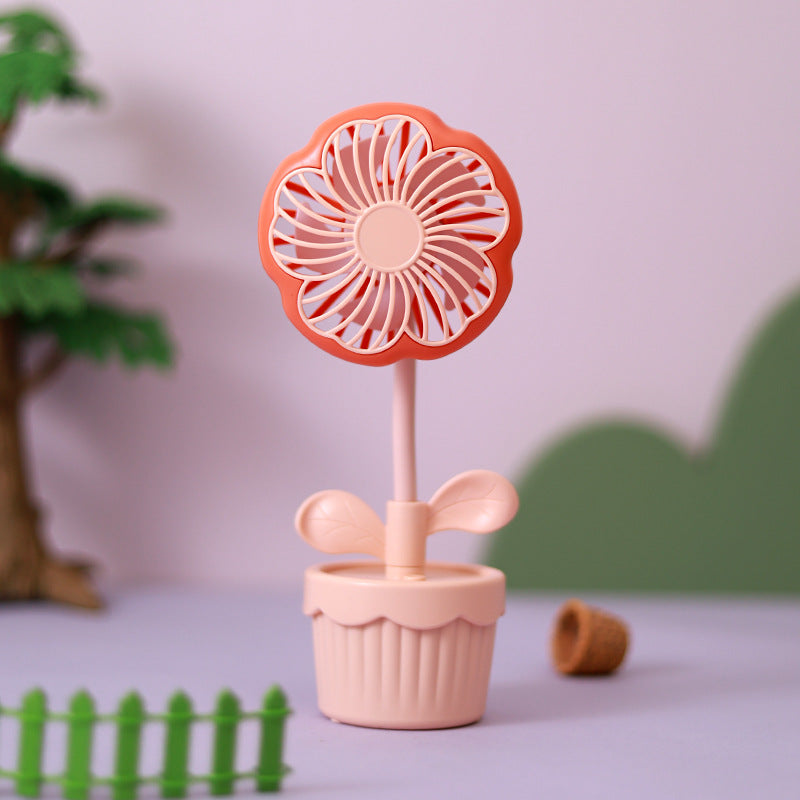 Ladies Table Fan in Flower Design Kalsten