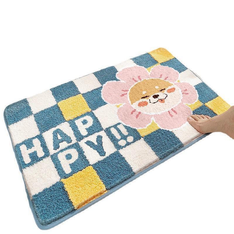 Playful Penguin-Themed Bath Mat Kalsten