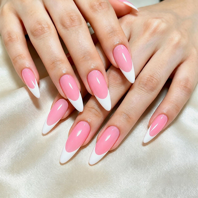 Elegant French Tip Nail Design Kalsten