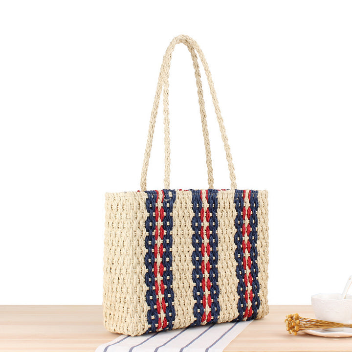 Beach bag in elegant woven style Kalsten