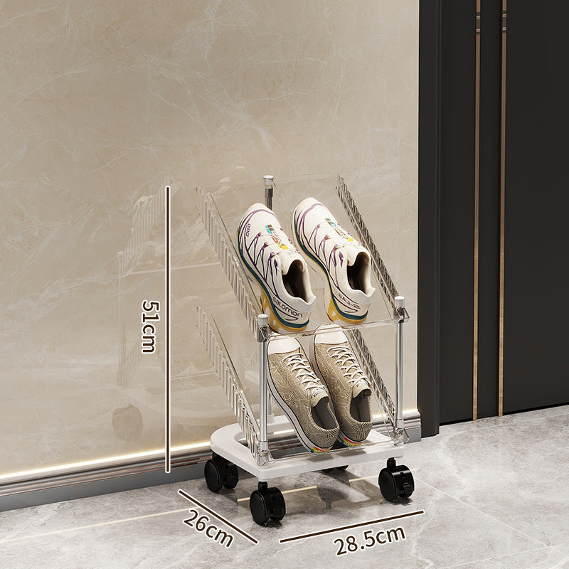 Shoe rack with transparent design Kalsten