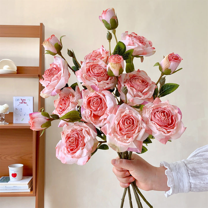 Premium Faux Silk Rose Bouquet