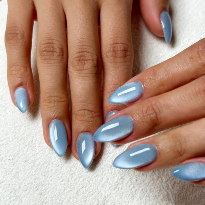 Elegant Almond-Shaped Nail Enhancements