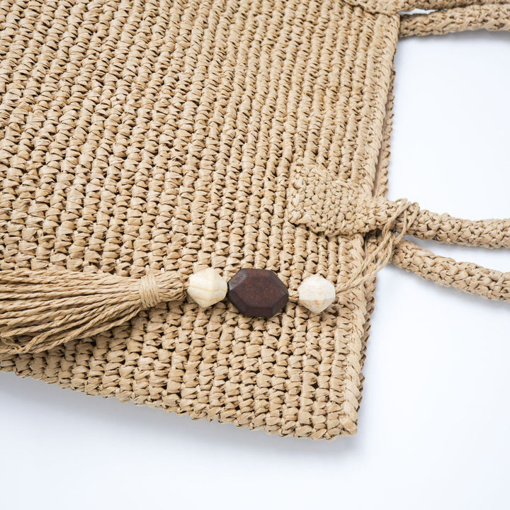 Macramé bag with tassel details Kalsten