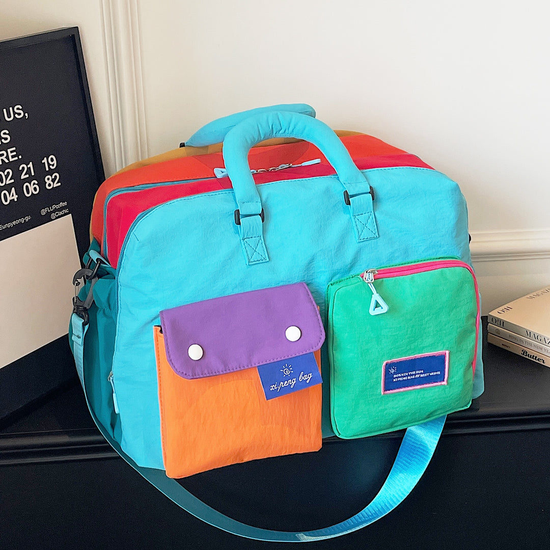 Multi-Pocket Utility Travel Duffel Bag Kalsten