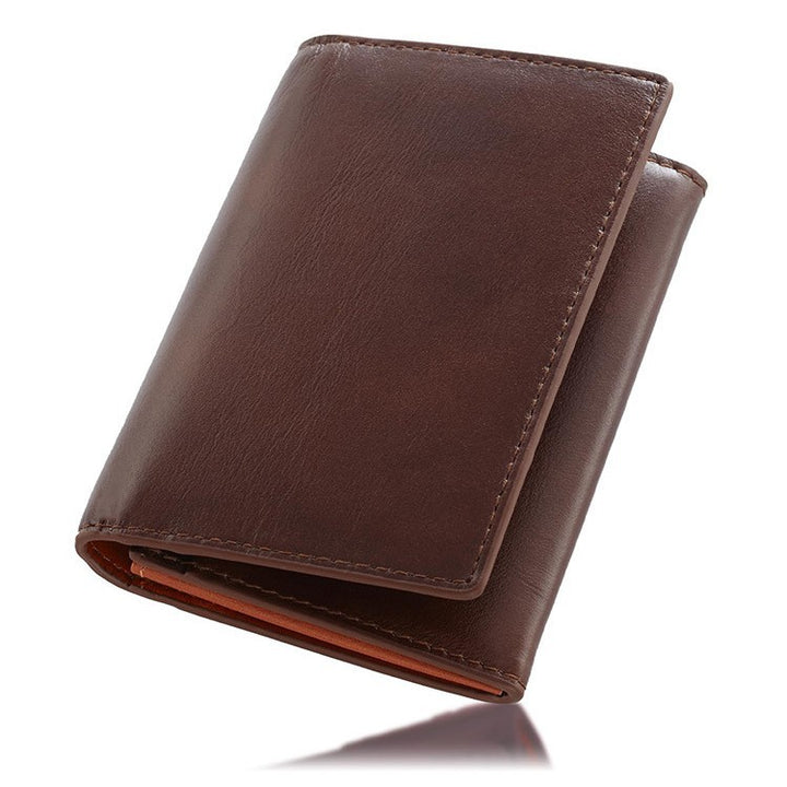 Elegant Bi-Fold Leather Wallet with Card Slots Kalsten