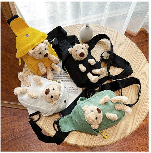 Cute Animal-Themed Plush Sling Bag Kalsten