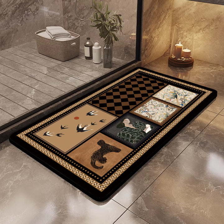 Stylish Decorative Bath Mat Kalsten
