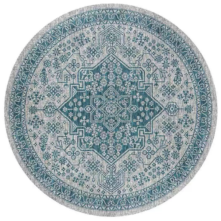 Round Vintage Area Rug