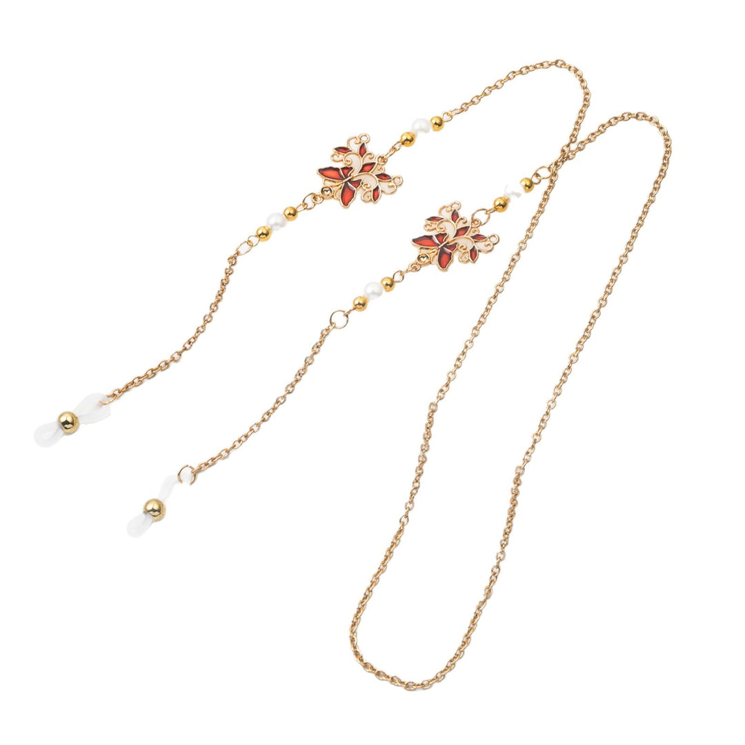 Elegant Floral Eyewear Chain Kalsten
