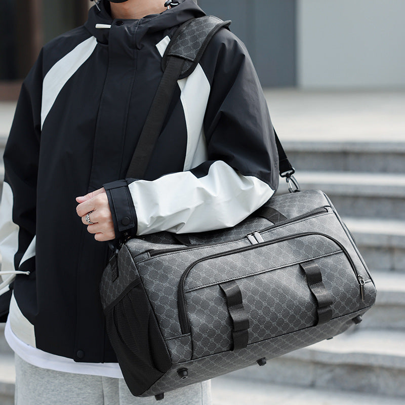 Woven Fabric Travel Duffle Bag Kalsten