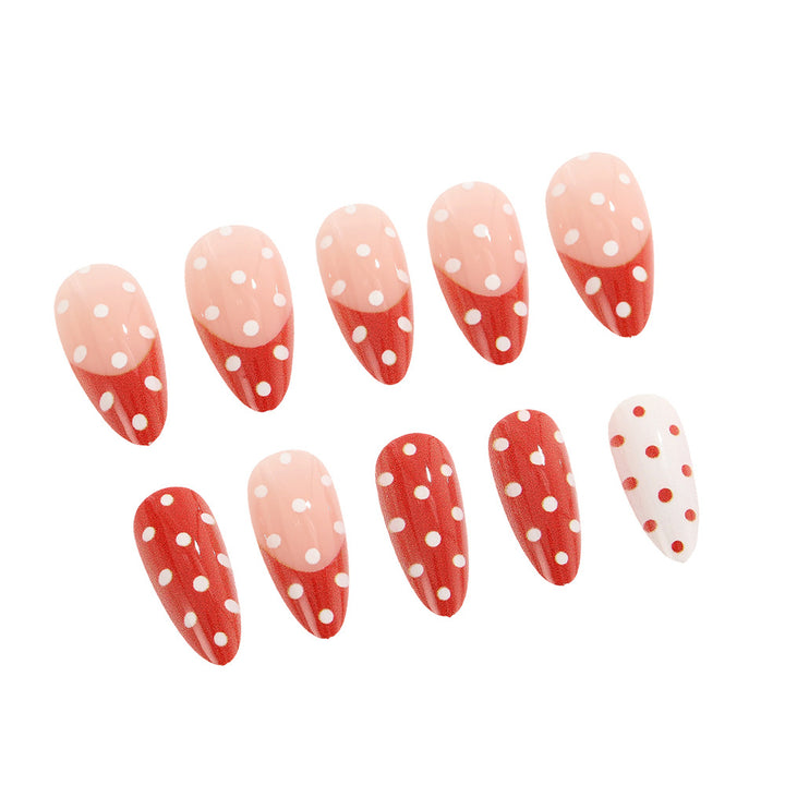 Artificial nails with dots Kalsten