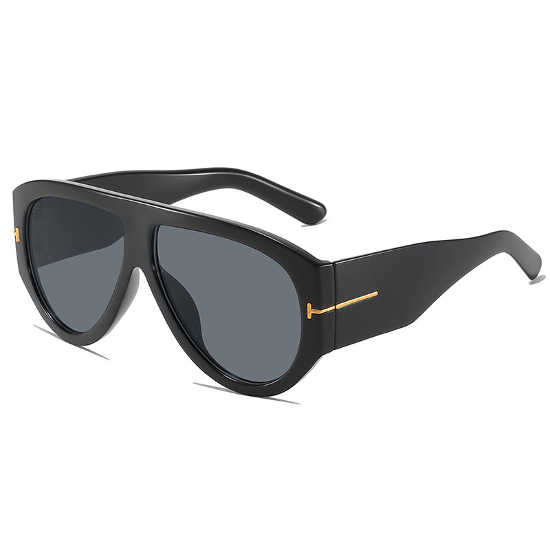 Fashion-Forward Oversized Shield Sunglasses Kalsten