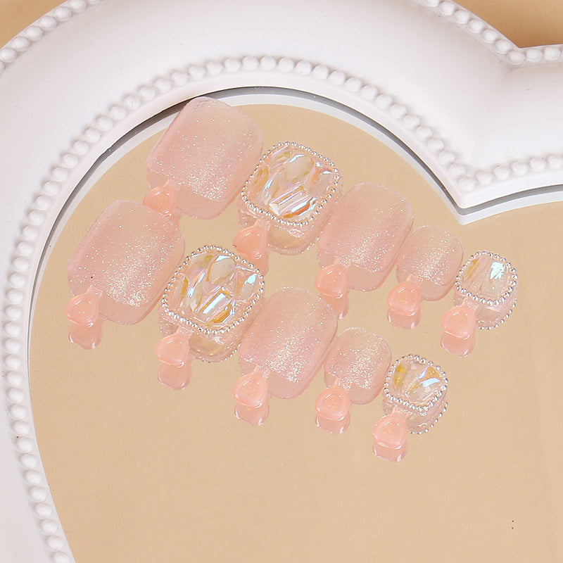 Sparkling Gel Toe Nail Art Kalsten