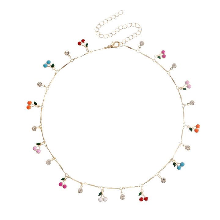 Floral Charm Pendant Necklace Kalsten