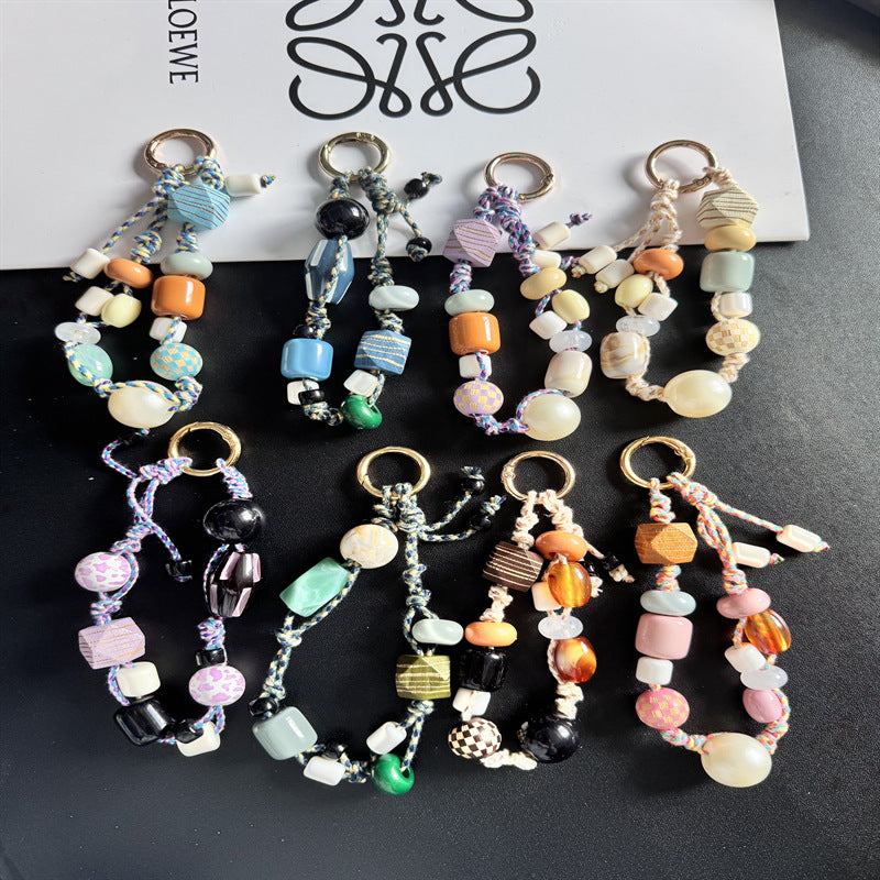 Decorative Beaded Charm Keychain Kalsten 1790135561