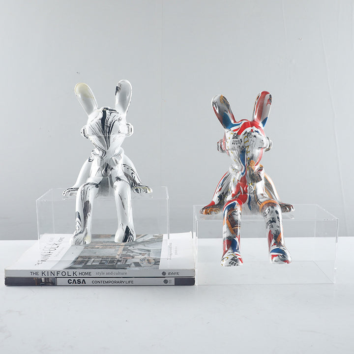 Elegant Decorative Bunny Figurine