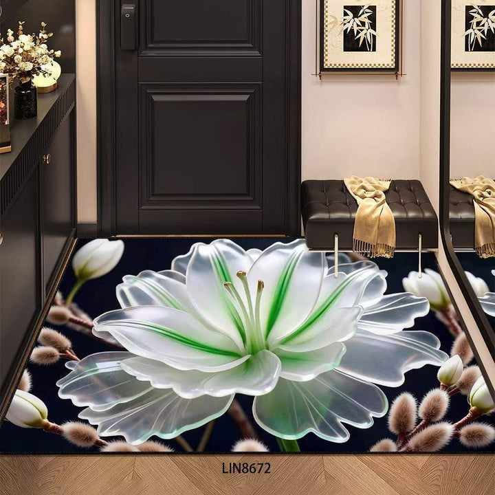 Floral Design Area Rug Kalsten