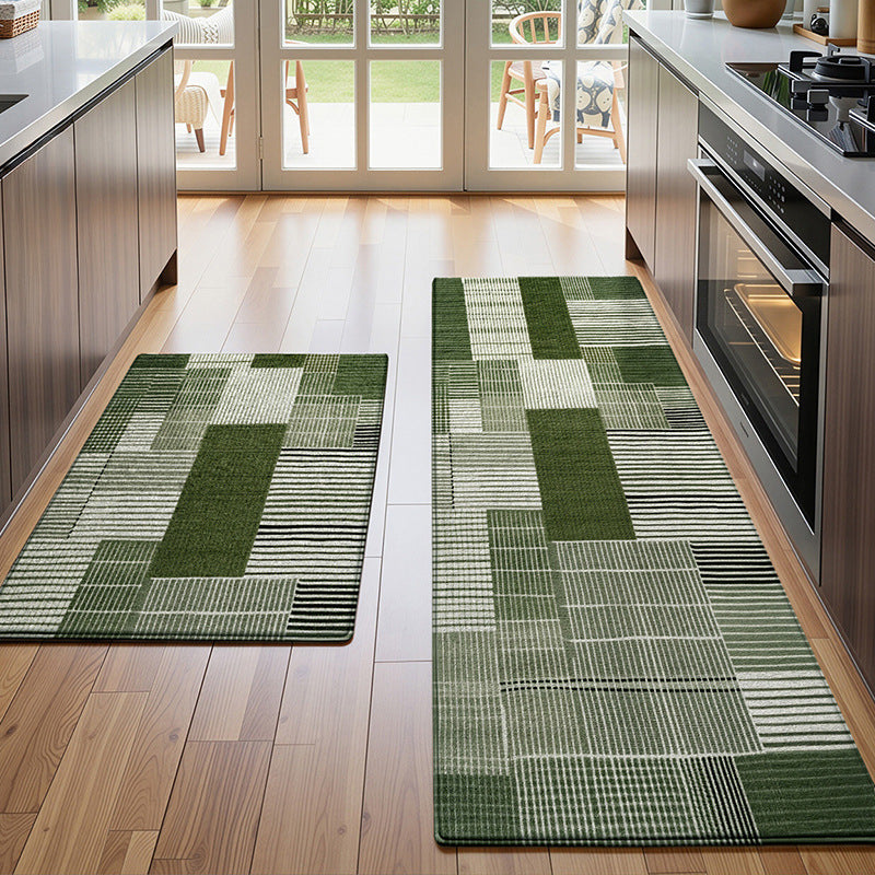 Textured Patterned Kitchen Runner Mat Kalsten