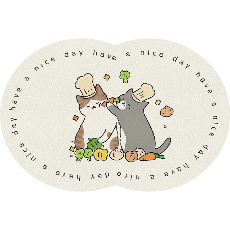 Unisex Cute Cartoon Pet-Themed Mat Kalsten