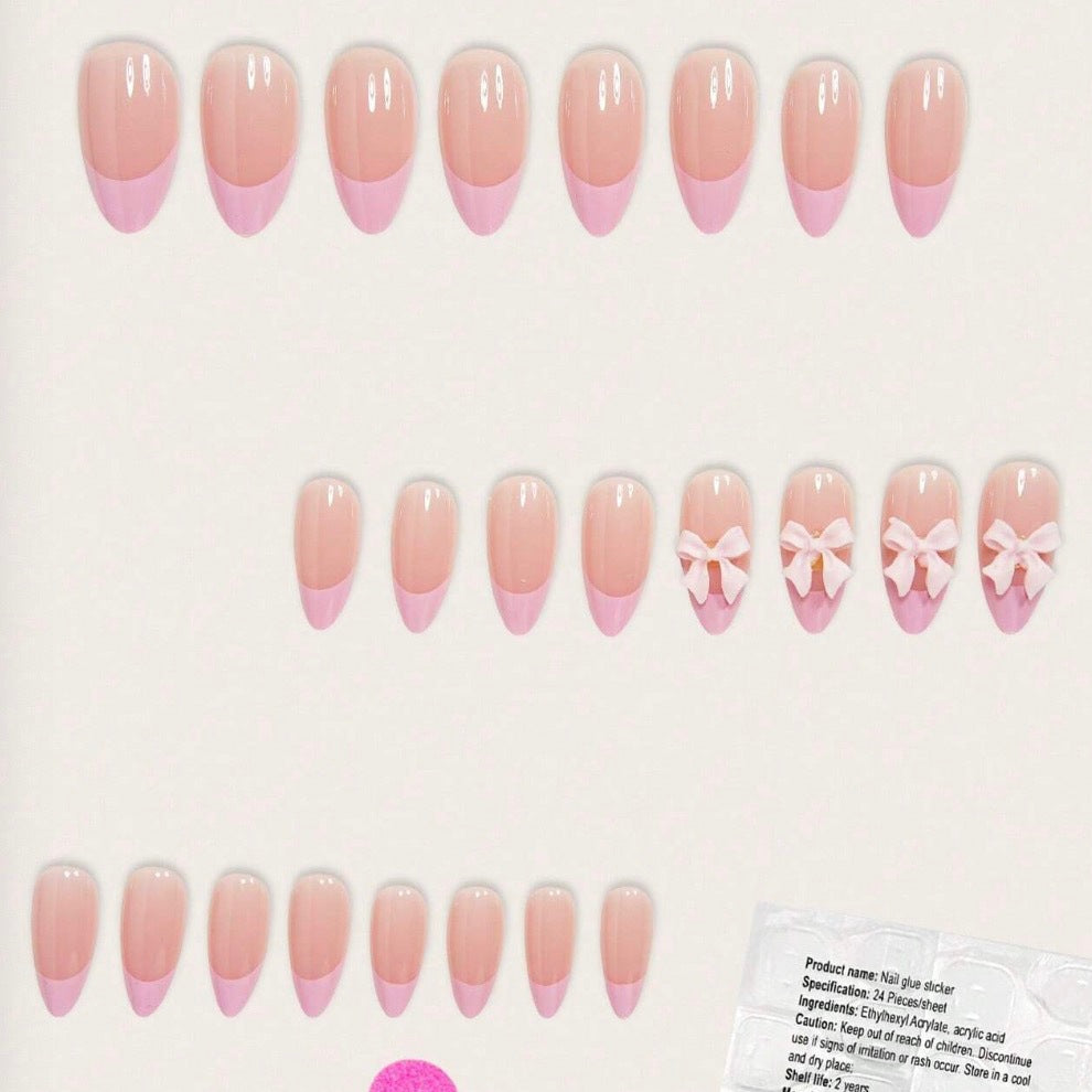 Nail art set with playful ribbons and shiny decorations Kalsten