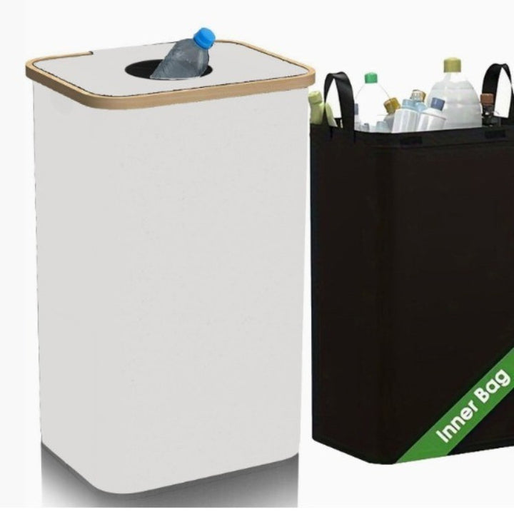 Multifunctional laundry storage box with bamboo lid Kalsten