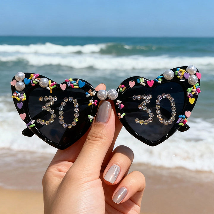 Fun Heart-Shaped Celebration Sunglasses Kalsten